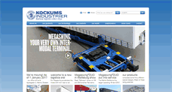 Desktop Screenshot of kockumsindustrier.se